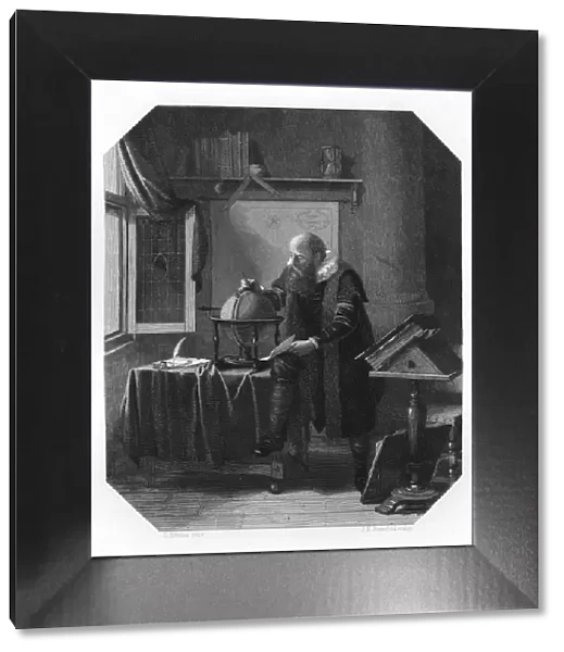 Petrus Plancius, Dutch astronomer, cartographer and clergyman, c1870. Artist: JH Rennefeld