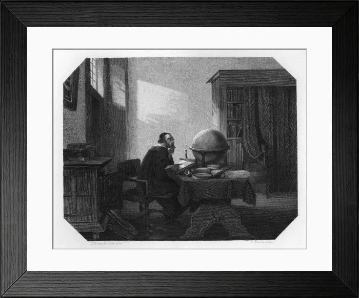 Framed Print : Metius, Dutch geometer and astronomer, c1870. Artist: H Sluyter Framed Print : Metius, Dutch geometer and astronomer, c1870. Artist: H Sluyter