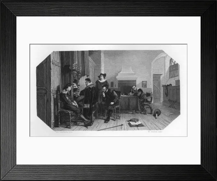 Framed Print : Jan Pieterszoon Sweelinck, Dutch composer and organist, c1870. Artist: W Steelink Framed Print : Jan Pieterszoon Sweelinck, Dutch composer and organist, c1870. Artist: W Steelink