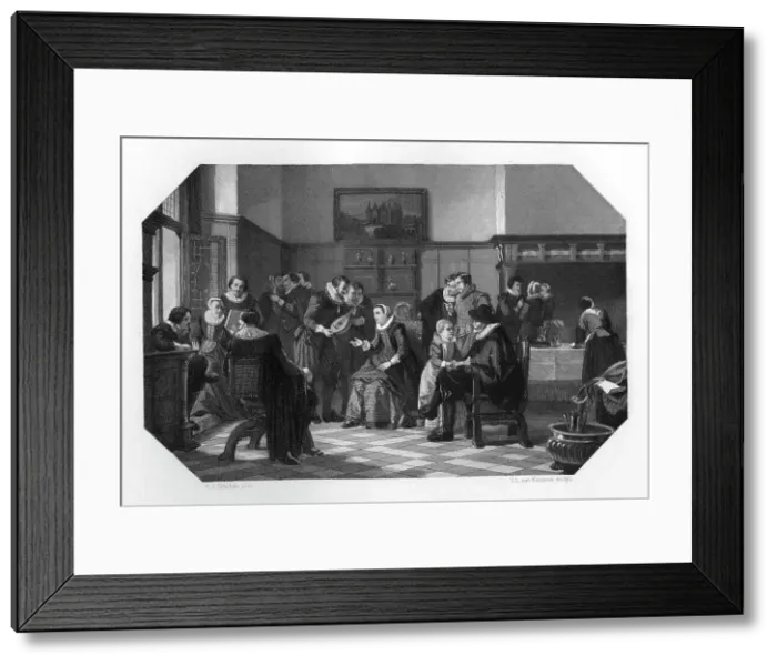 Framed Print : The Muiden Circle, Netherlands, 17th century (c1870). Artist: CL van Kesteren Framed Print : The Muiden Circle, Netherlands, 17th century (c1870). Artist: CL van Kesteren