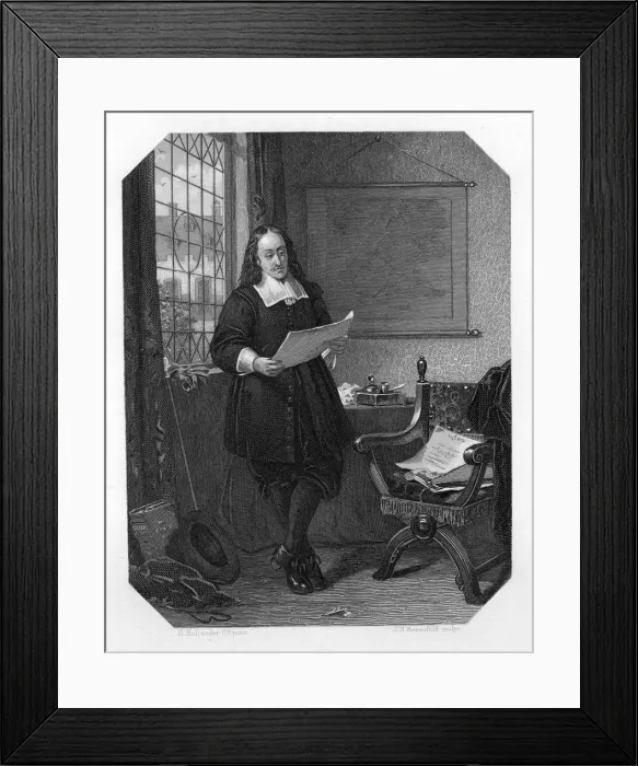 Framed Print : Johan de Witt, Dutch statesman, 1654, (c1870). Artist: JH Rennefeld Framed Print : Johan de Witt, Dutch statesman, 1654, (c1870). Artist: JH Rennefeld