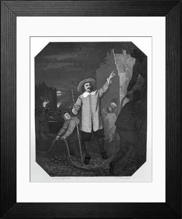 Framed Print : Jan van der Heyden, Dutch Baroque-era painter, draughtsman, printmaker and inventor, c1870. Artist: H Sluyter Framed Print : Jan van der Heyden, Dutch Baroque-era painter, draughtsman, printmaker and inventor, c1870. Artist: H Sluyter