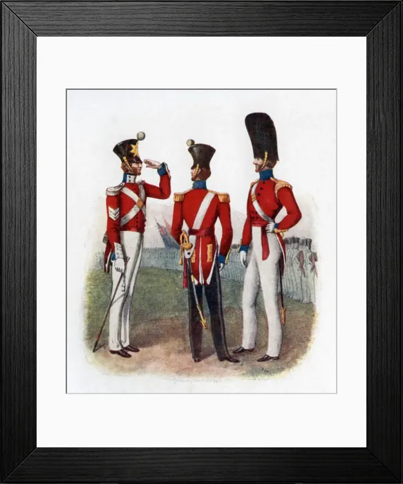 Framed Print : Uniform of the 86th Regiment, 1842 (1904) Framed Print : Uniform of the 86th Regiment, 1842 (1904)