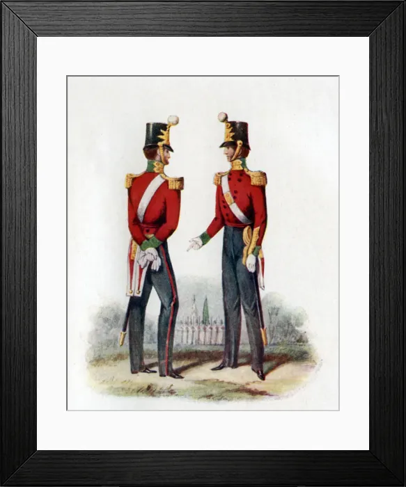 Framed Print : Uniform of the 19th Regiment, 1848 (1904) Framed Print : Uniform of the 19th Regiment, 1848 (1904)