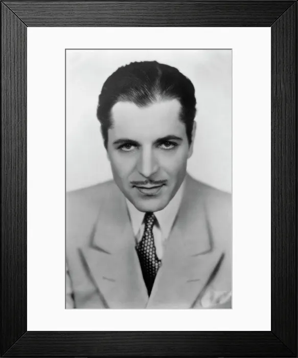 Framed Print : Warner Baxter (1889-1951), American actor, 20th century Framed Print : Warner Baxter (1889-1951), American actor, 20th century