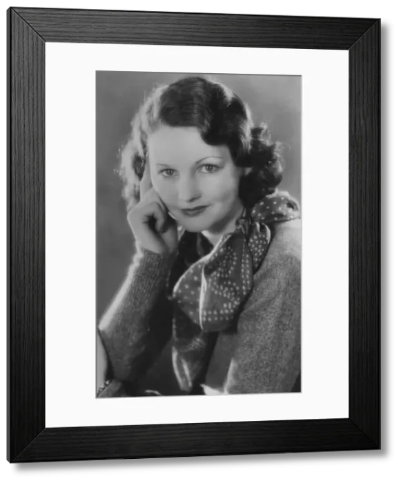 Framed Print : Elizabeth Allan (1908-1990), English actress, 20th century. Artist: Stanborough Framed Print : Elizabeth Allan (1908-1990), English actress, 20th century. Artist: Stanborough