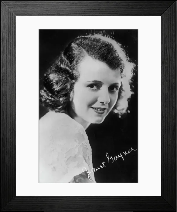 Framed Print : Janet Gaynor (1906-1984), American actress, 20th century Framed Print : Janet Gaynor (1906-1984), American actress, 20th century