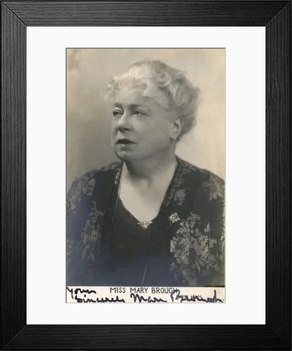 Framed Print : Mary Brough (1863-1834), English actress, 20th century Framed Print : Mary Brough (1863-1834), English actress, 20th century