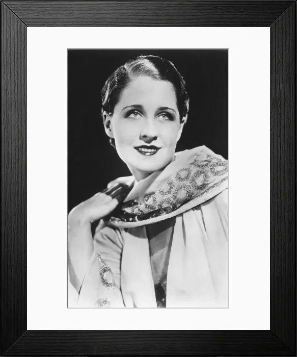 Framed Print : Norma Shearer (1902-1983), Canadian-born American actress, 20th century Framed Print : Norma Shearer (1902-1983), Canadian-born American actress, 20th century