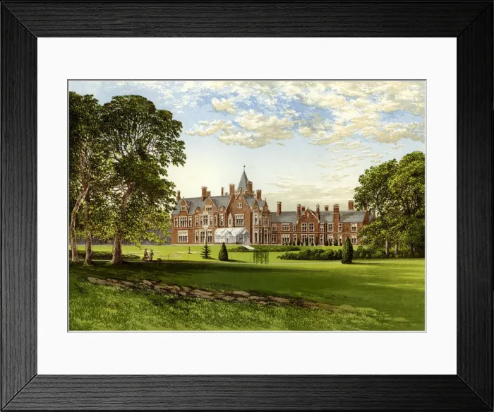 Framed Print : Bagshot Park, Surrey, home of the Duke of Connaught, c1880 Framed Print : Bagshot Park, Surrey, home of the Duke of Connaught, c1880