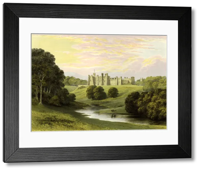 Framed Print : Brancepeth Castle, Lord Boyne, c1880 Framed Print : Brancepeth Castle, Lord Boyne, c1880