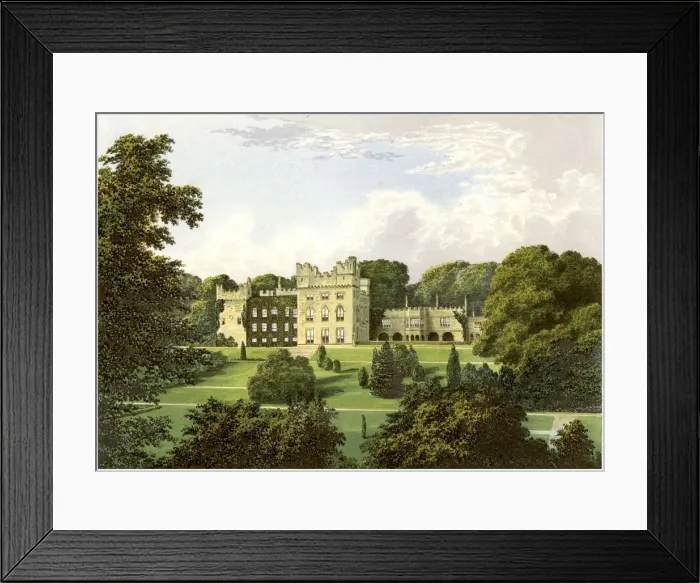 Framed Print : Hutton Hall, Cumbria, c1880 Framed Print : Hutton Hall, Cumbria, c1880