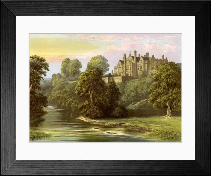 Framed Print : Lilburn Tower, Northumberland, home of the Collingwood family, c1880 Framed Print : Lilburn Tower, Northumberland, home of the Collingwood family, c1880