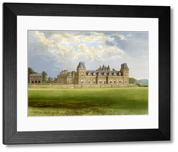 Framed Print : Stevenstone Park, Devon, home of the Rolle family, c1880 Framed Print : Stevenstone Park, Devon, home of the Rolle family, c1880