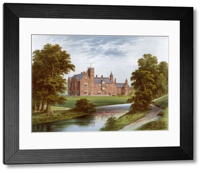 Framed Print : Thicket Priory, York, home of the Dunnington-Jefferson family, c1880 Framed Print : Thicket Priory, York, home of the Dunnington-Jefferson family, c1880