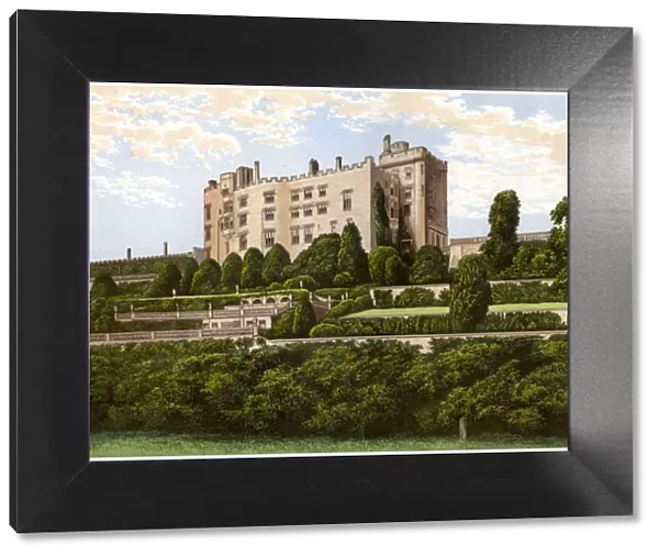 Powis Castle, Powys, Wales, home of the Earl of Powys, c1880
