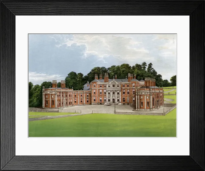 Framed Print : Hawkestone, home of Viscount Hill, c1880 Framed Print : Hawkestone, home of Viscount Hill, c1880