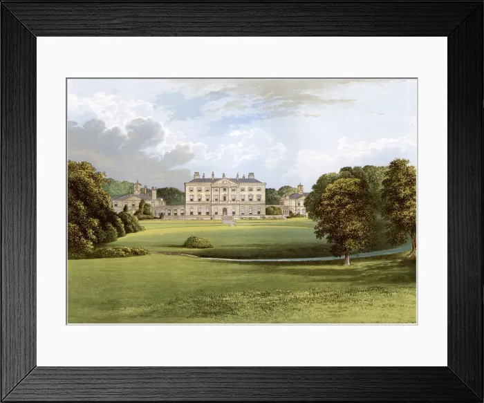 Framed Print : Howick Hall, Northumberland, home of Earl Grey, c1880 Framed Print : Howick Hall, Northumberland, home of Earl Grey, c1880