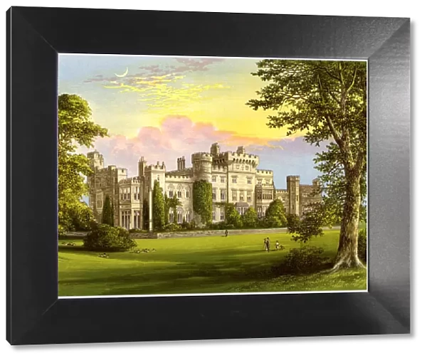 Hawarden Castle, Flintshire, Wales, home of William Gladstone, c1880