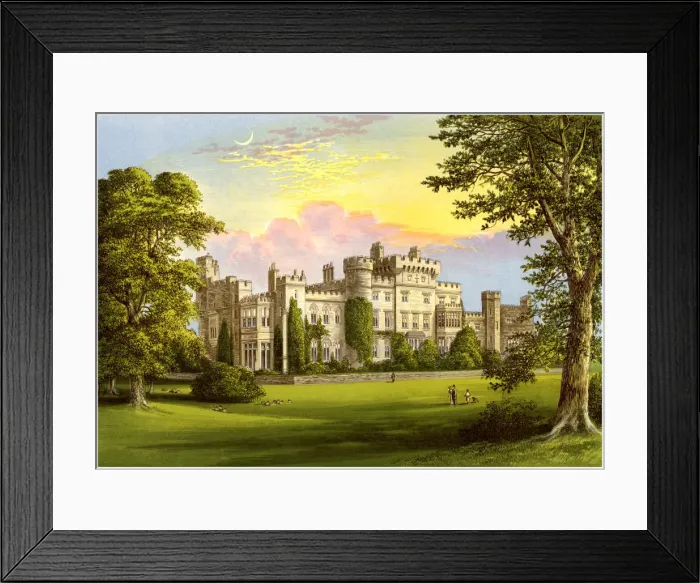 Framed Print : Hawarden Castle, Flintshire, Wales, home of William Gladstone, c1880 Framed Print : Hawarden Castle, Flintshire, Wales, home of William Gladstone, c1880