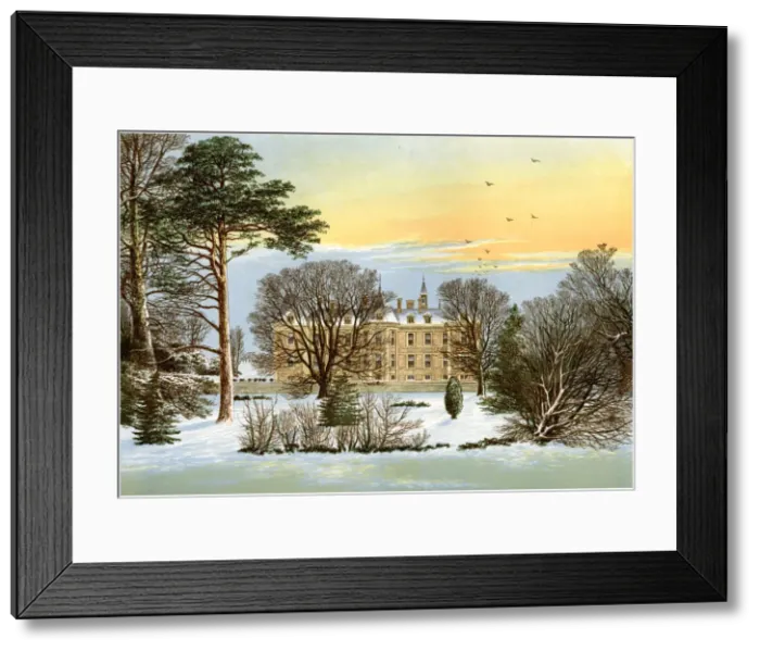 Framed Print : Warter Priory, near Pocklington, Yorkshire, home of the Wilson family, c1880 Framed Print : Warter Priory, near Pocklington, Yorkshire, home of the Wilson family, c1880