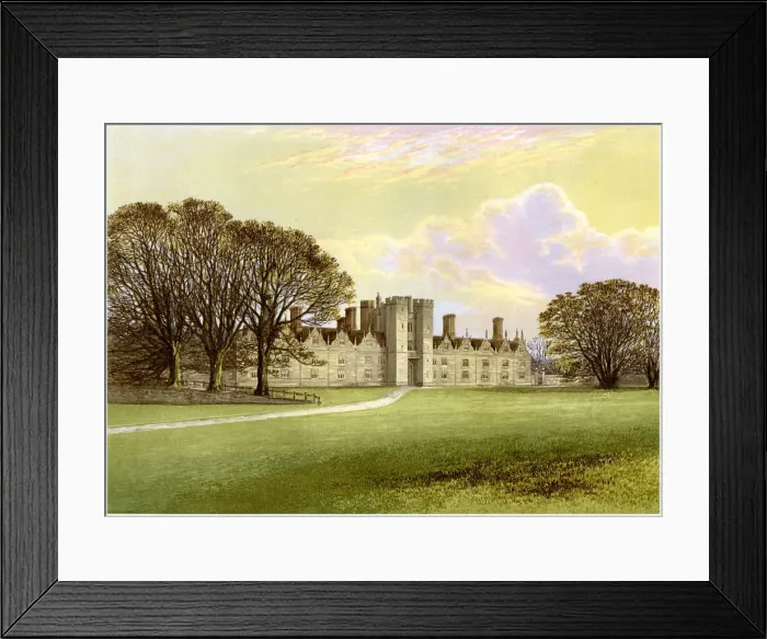 Framed Print : Knole, near Sevenoaks, Kent, home of Lord Sackville, c1880 Framed Print : Knole, near Sevenoaks, Kent, home of Lord Sackville, c1880