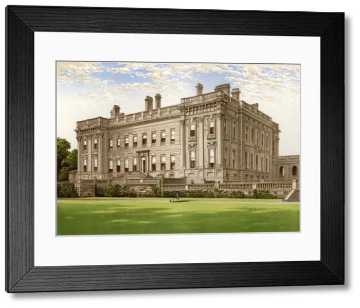 Framed Print : Heythrop, Oxfordshire, home of the Brassey family, c1880 Framed Print : Heythrop, Oxfordshire, home of the Brassey family, c1880