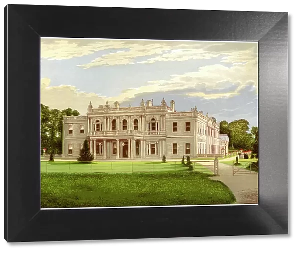 Rolleston Hall, Staffordshire, home of Baronet Mosley, c1880