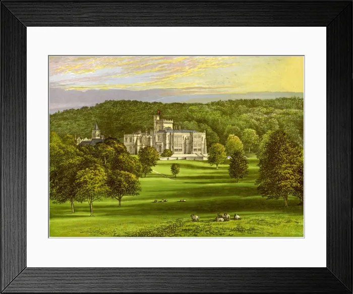 Framed Print : Capernwray, Lancashire, home of the Marton family, c1880 Framed Print : Capernwray, Lancashire, home of the Marton family, c1880