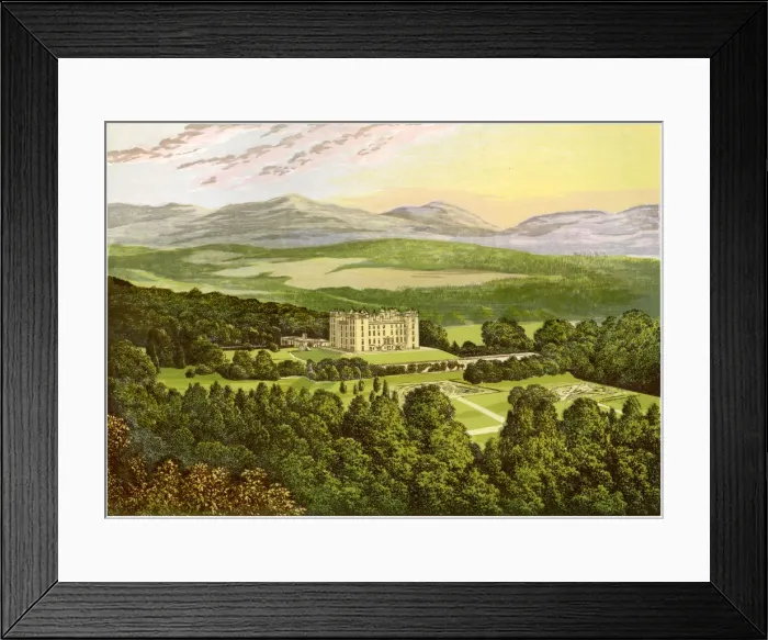 Framed Print : Drumlanrig Castle, Dumfriesshire, Scotland, home of the Duke of Buccleuch, c1880 Framed Print : Drumlanrig Castle, Dumfriesshire, Scotland, home of the Duke of Buccleuch, c1880