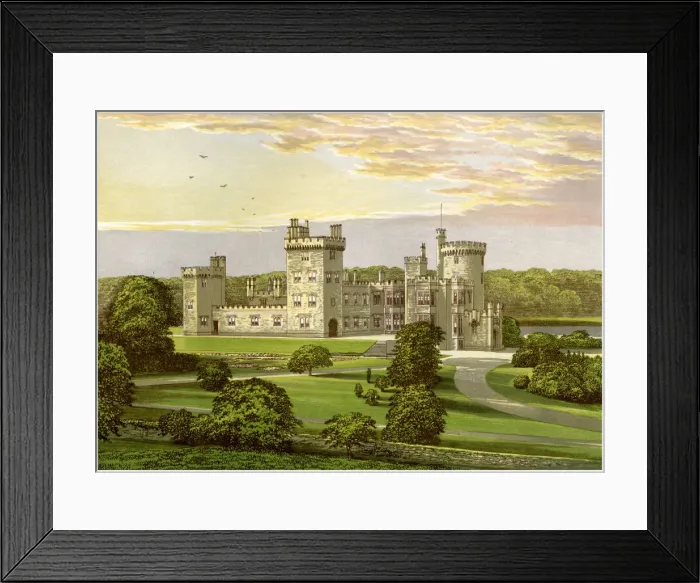 Framed Print : Dromoland, County Clare, Ireland, home of Lord Inchiquin, c1880 Framed Print : Dromoland, County Clare, Ireland, home of Lord Inchiquin, c1880