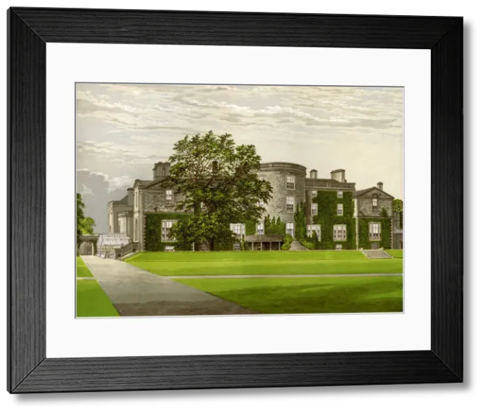 Framed Print : Galloway House, Wigtownshire, Scotland, home of the Earl of Galloway, c1880 Framed Print : Galloway House, Wigtownshire, Scotland, home of the Earl of Galloway, c1880