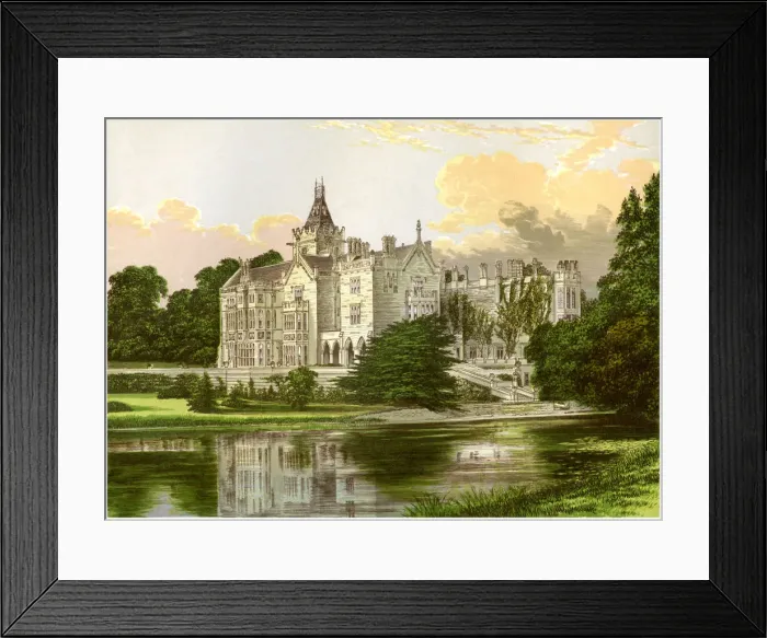 Framed Print : Adare Manor, County Limerick, Ireland, home of the Earl of Dunraven, c1880 Framed Print : Adare Manor, County Limerick, Ireland, home of the Earl of Dunraven, c1880