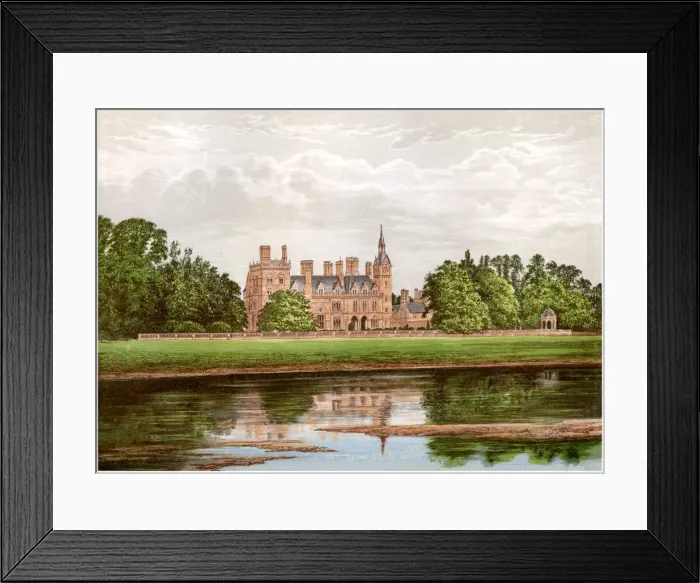Framed Print : Kelham Hall, Nottinghamshire, home of the Manners-Sutton family, c1880 Framed Print : Kelham Hall, Nottinghamshire, home of the Manners-Sutton family, c1880