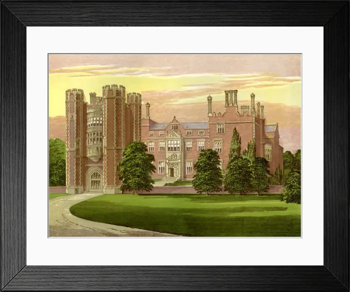 Framed Print : Kirtling Tower, Cambridgeshire, home of Baroness North, c1880 Framed Print : Kirtling Tower, Cambridgeshire, home of Baroness North, c1880
