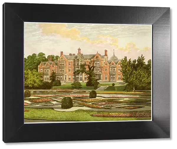 Sandringham, Norfolk, home of the Prince of Wales, c1880