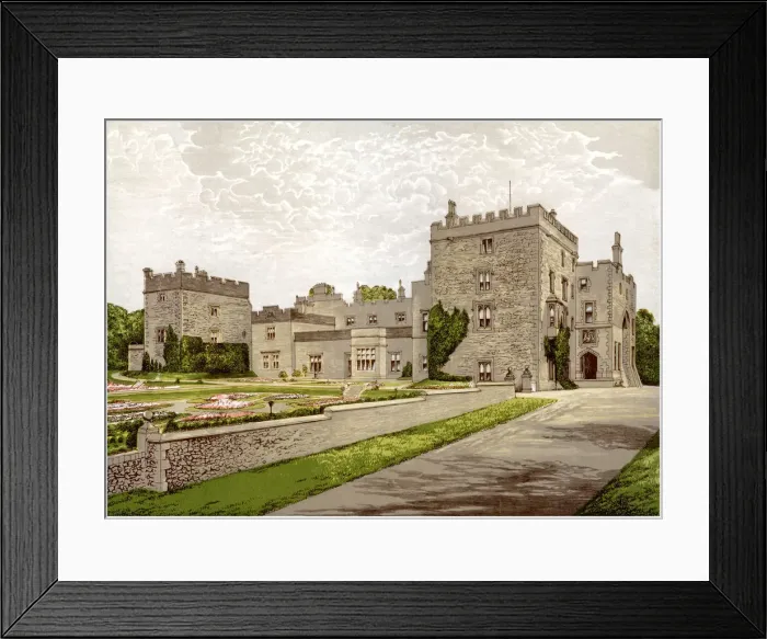 Framed Print : Muncaster Castle, Lord Muncaster, Cumberland, c1880 Framed Print : Muncaster Castle, Lord Muncaster, Cumberland, c1880