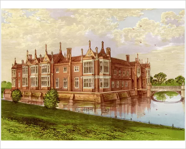 Helmingham Hall, Suffolk, home of Baron Tollemache, c1880