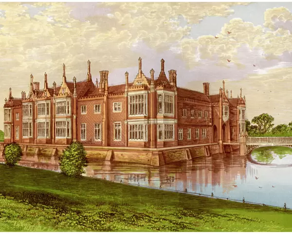 Helmingham Hall, Suffolk, home of Baron Tollemache, c1880