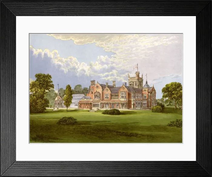 Framed Print : Caen Wood Towers, Middlesex, home of the Reckitt family, c1880 Framed Print : Caen Wood Towers, Middlesex, home of the Reckitt family, c1880