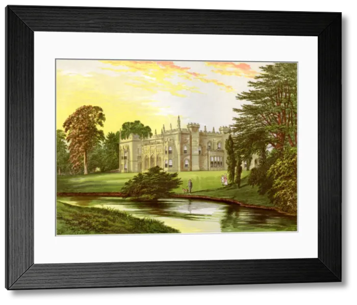 Framed Print : Arbury Hall, Warwickshire, home of the Newdegate family, c1880 Framed Print : Arbury Hall, Warwickshire, home of the Newdegate family, c1880