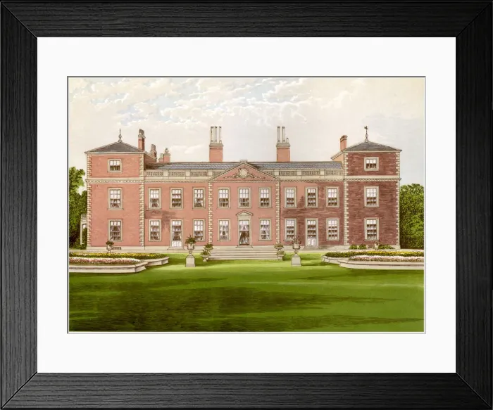 Framed Print : Euston Hall, Suffolk, home of the Duke of Grafton, 1880 Framed Print : Euston Hall, Suffolk, home of the Duke of Grafton, 1880