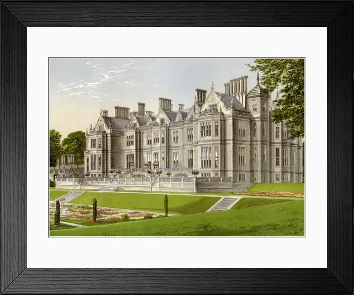 Framed Print : Dartrey, County Monaghan, Ireland, home of the Earl of Dartrey, c1880 Framed Print : Dartrey, County Monaghan, Ireland, home of the Earl of Dartrey, c1880