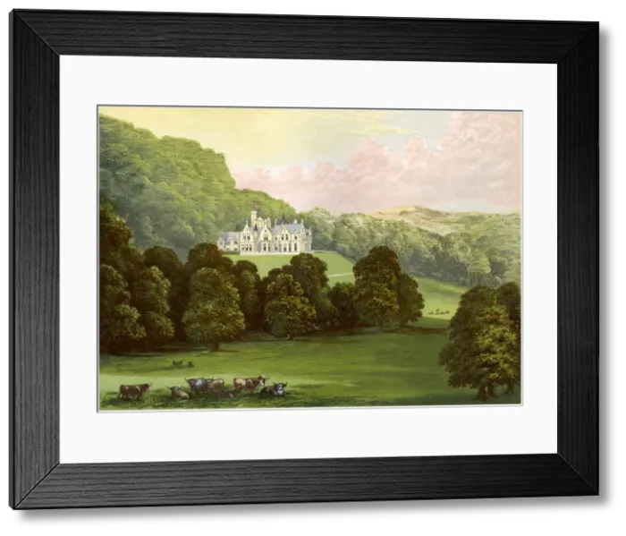 Framed Print : Philiphaugh, Selkirkshire, Scotland, home of Baronet Murray, c1880 Framed Print : Philiphaugh, Selkirkshire, Scotland, home of Baronet Murray, c1880