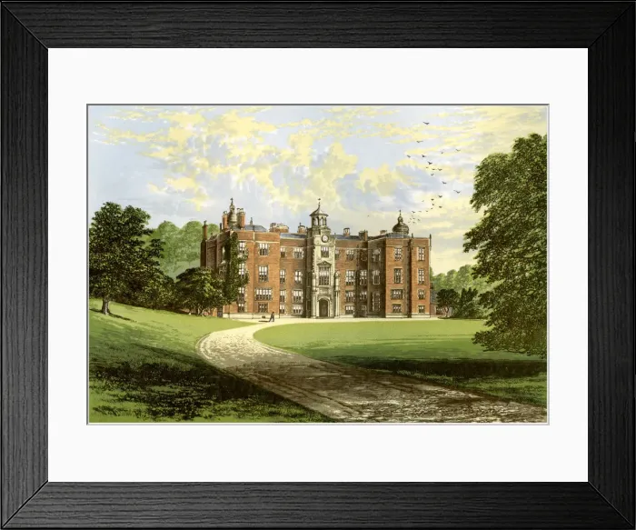 Framed Print : Beaudesert, Staffordshire, home of the Marquis of Anglesey, c1880 Framed Print : Beaudesert, Staffordshire, home of the Marquis of Anglesey, c1880