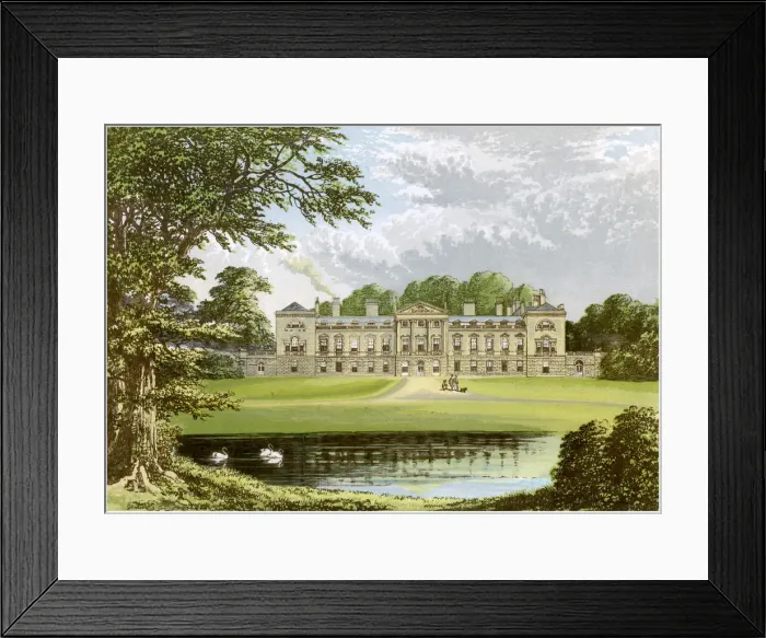 Framed Print : Woburn Abbey, Bedfordshire, home of the Duke of Bedford, c1880 Framed Print : Woburn Abbey, Bedfordshire, home of the Duke of Bedford, c1880