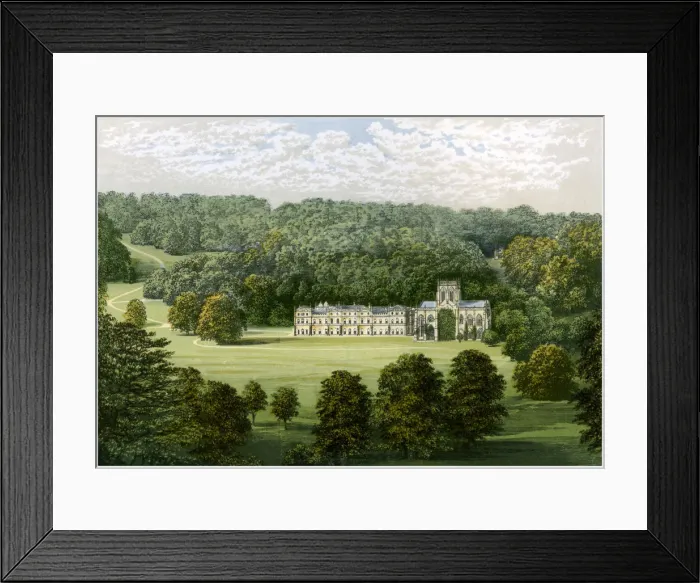 Framed Print : Milton Abbey, Dorset, home of Baron Hambro, c1880 Framed Print : Milton Abbey, Dorset, home of Baron Hambro, c1880