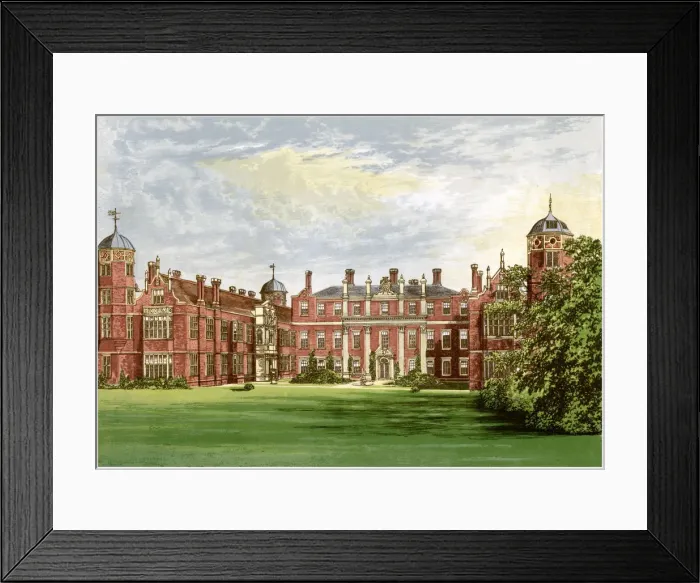 Framed Print : Cobham Hall, Kent, home of the Earl of Darnley, c1880 Framed Print : Cobham Hall, Kent, home of the Earl of Darnley, c1880