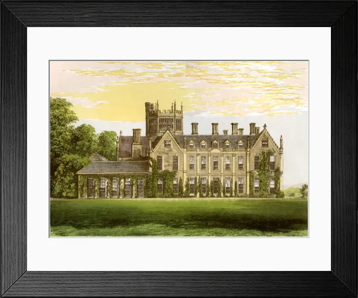 Framed Print : Melbury House, Dorset, home of the Earl of Ilchester, c1880 Framed Print : Melbury House, Dorset, home of the Earl of Ilchester, c1880