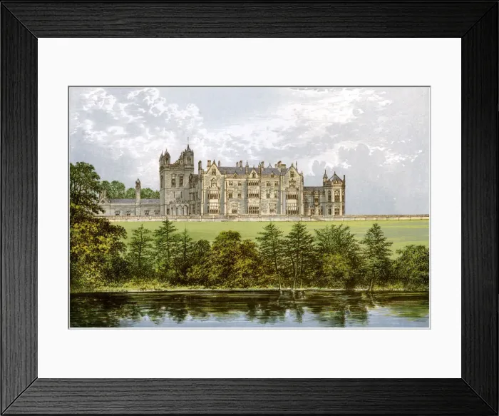 Framed Print : Worsley Hall, Lancashire, home of the Earl of Ellesmere, c1880 Framed Print : Worsley Hall, Lancashire, home of the Earl of Ellesmere, c1880